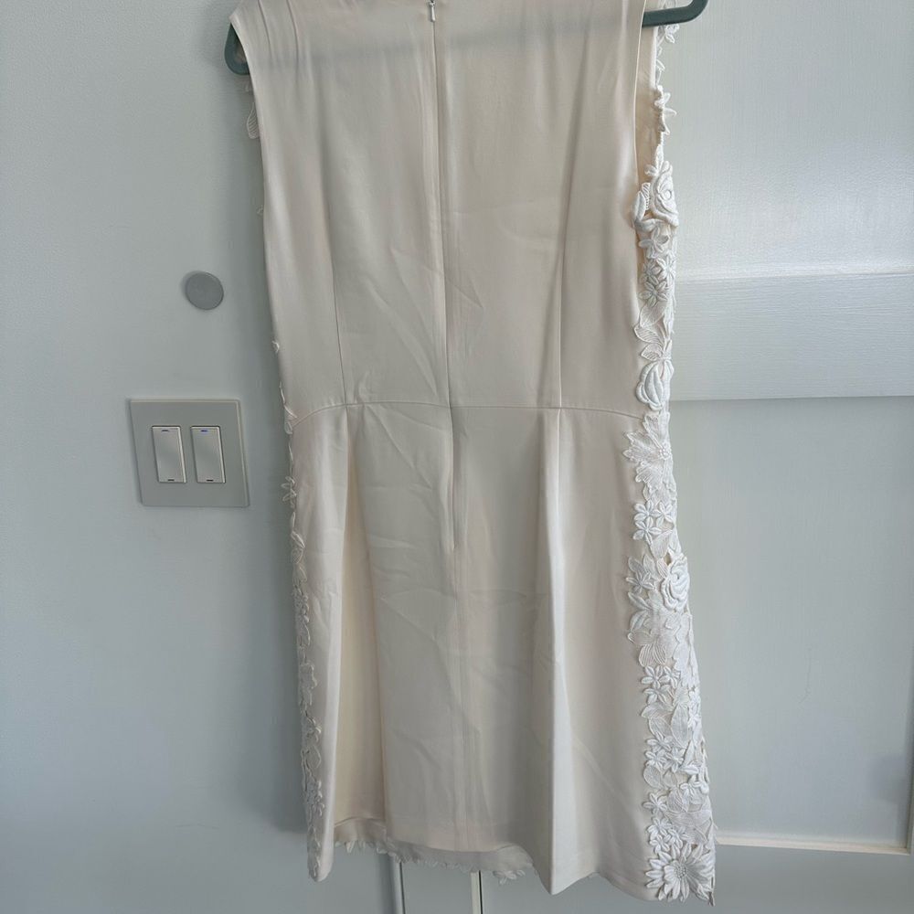Tory Burch white lace sleeveless dress. Size 10 - Picture 11 of 12